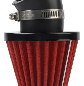 FILTRO DE AIRE UNIVERSAL (ESTILO PIPA) 48mm ROJO