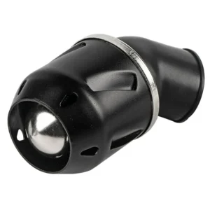 FILTRO DE AIRE UNIVERSAL (ESTILO PIPA) 39mm NEGRO TIPO ESCAPE