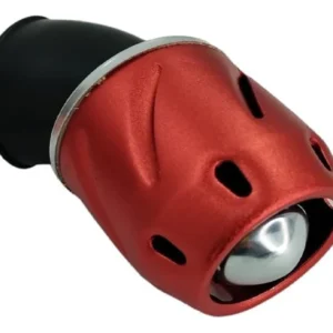 FILTRO DE AIRE UNIVERSAL (ESTILO PIPA) 48mm ROJO