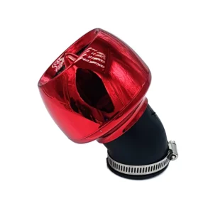FILTRO DE AIRE UNIVERSAL (ESTILO PIPA) 39mm TIPO VENTILADOR ROJO