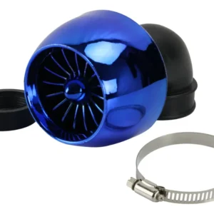 FILTRO DE AIRE UNIVERSAL (ESTILO PIPA) 42mm AZUL