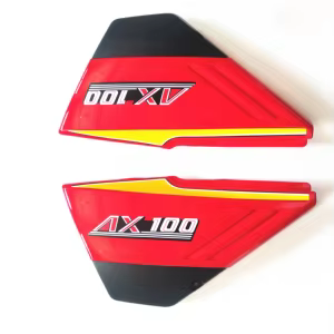 AX100 TAPA LATERAL ROJO SET