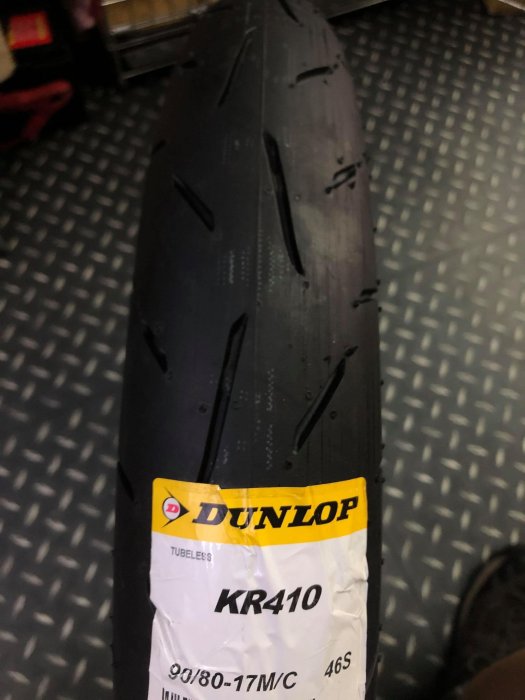 90/80-17KR410LLANTA DUNLOP TUBULAR - Imagen 3