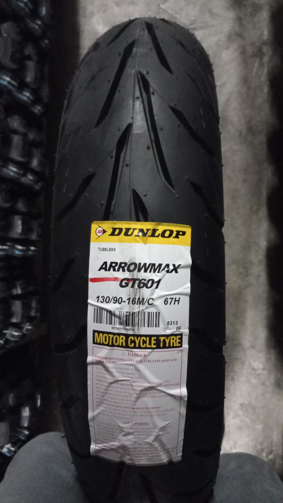 130/90-16GT501TLLANTA DUNLOP ID