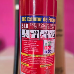Extintor 5 libras abc