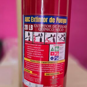 EXTINGUIDOR 19LBS ABC RECARGABLE 9KG