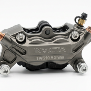 Mordaza delantera metálica original para motocicleta Invicta Shine TWS10