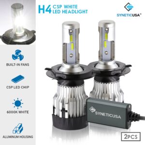 BOMBI FAROL LED BLANCA 12V H4 VENTILADOR