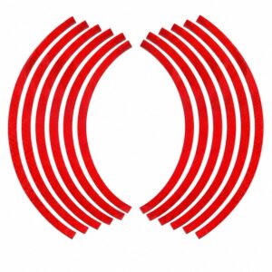 CALCOMANIA JGO ARO 18 ROJO REFLECTIVO