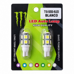ACCESORIOS VERDE T10-5050-9LED